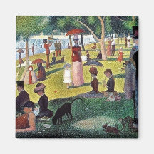 Sunday Afternoon La Grande Jatte - Georges Seuratt Magnets