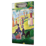 Sunday Afternoon On The Island Of La Grande Jatte Clipboard