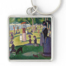 Sunday Afternoon on the Island of La Grande Jatte Key Chains