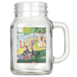 Sunday Afternoon On The Island Of La Grande Jatte Mason Jar