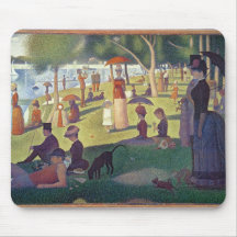 Sunday Afternoon on the Island of La Grande Mouse Pads