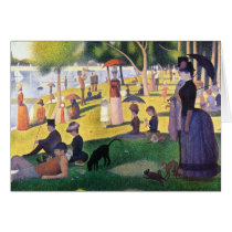 Sunday at La Grande Jatte by Georges Seurat Greeting Cards