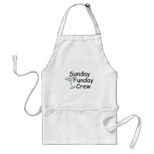Sunday Funday Crew Martini Aprons