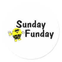 Sunday Funday Smiley Stickers