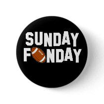 Sunday Funday with football Button