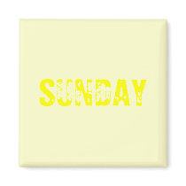 SUNDAY magnets by Elle_Ichai SUNDAY magnets