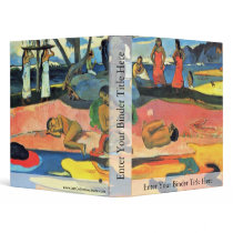 Sunday (Mahana No Atua) By Gauguin Paul Vinyl Binder