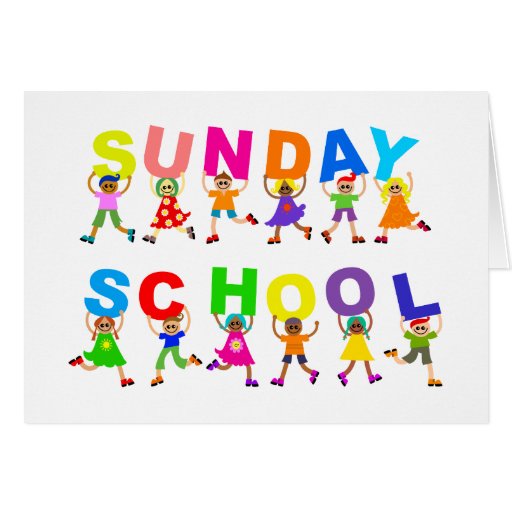Sunday School Card | Zazzle