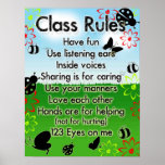 Sunday School Rules Poster