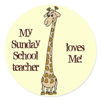 Sunday School Teacher Stickers sticker