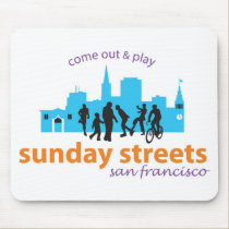 Sunday Streets Logo Mouse Pad mousepads