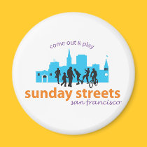 Sunday Streets Magnet