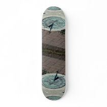 Sundial clock skateboard decks