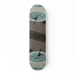 Sundial clock skateboard decks