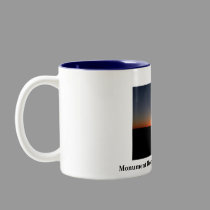 Sundown At Monument Rocks Mug mugs