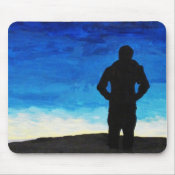Sundown Silhouette mousepad