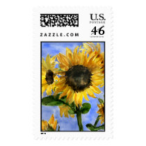 Sunflower 01 Custom Postage postage