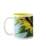 Sunflower 08b Painting Mug Watercolor Art
