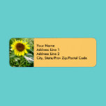 Sunflower Address Labels labels