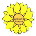 Sunflower  Adoration stickers