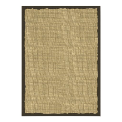 Sunflower and Burlap Couple's Shower Card