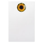 Sunflower and Daisies "Curlicue" Special Effect Stationery