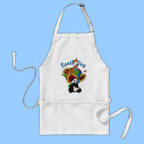 Sunflower and Panda Earth aprons