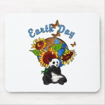 Sunflower and Panda Earth mousepads