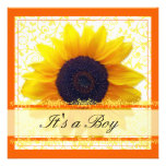 Sunflower Babyshower Invitation
