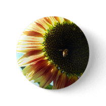 Sunflower Bee Buttons