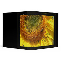 Sunflower Bee Habitat Avery Binder