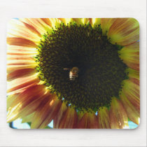 Sunflower Bee Mousepad