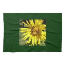 Sunflower Bee Towel american mojo kitchen towels