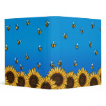 Sunflower Bees Binder
