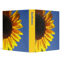 Sunflower Vinyl Binders