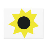 sunflower blossom icon postcards