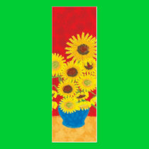 Sunflower Bookmark business cards