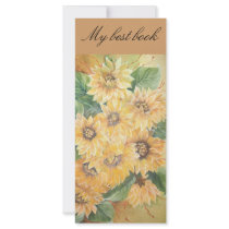 sunflower-bookmark rack cards