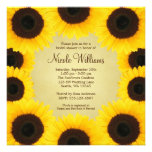 Sunflower Border Bridal Shower Personalized Invitation