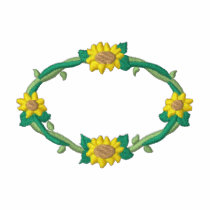 Sunflower Border embroidered shirts