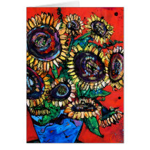 Sunflower Bouquet #2 Card