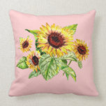 Sunflower Bouquet American Mojo Pillows pillows