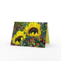 Sunflower Bouquet! cards