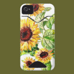 Sunflower Bouquet iPhone 4/4s Case-Mate Case casemate cases