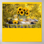Sunflower Breakfast Posters