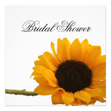 Sunflower Bridal Shower Invitation