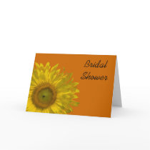 Sunflower Bridal Shower Invitation cards