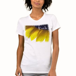 Sunflower Bride T-Shirts T Shirts
