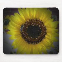 Sunflower bumble Bee 01 Mousepad