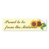 Sunflower Bumper Sticker bumper stickers